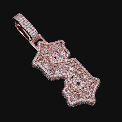 Pendentif gothique de forme personnalisée - 51 mm