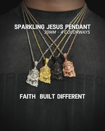 Sparkling Jesus Pendant