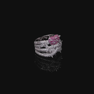 Jesus-Ring mit Dornenkrone