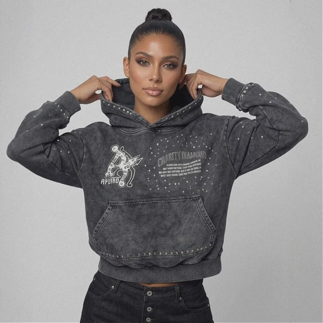 Load video: APORRO 3HUNNID Carat Hoodie