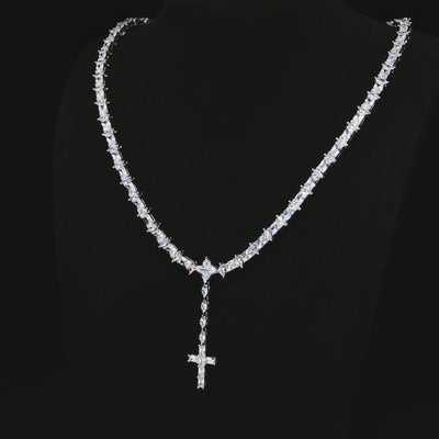Collier chapelet divin glacé
