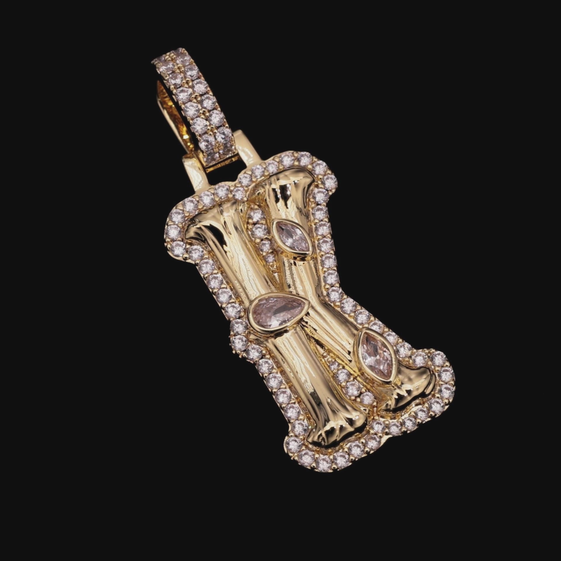 Pendentif de police osseux personnalisé