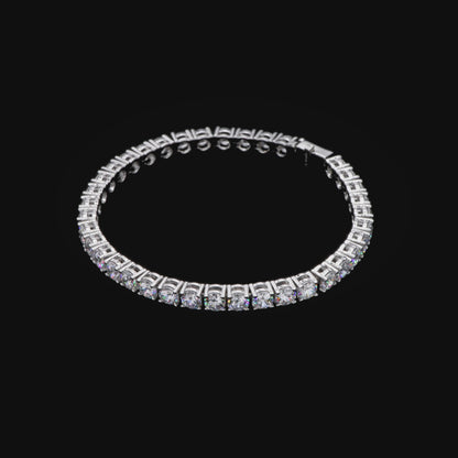 Moissanite Iced Tennisarmband - 5 mm