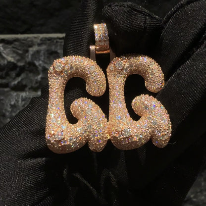 Colgante de fuente de burbujas personalizado - 30 mm