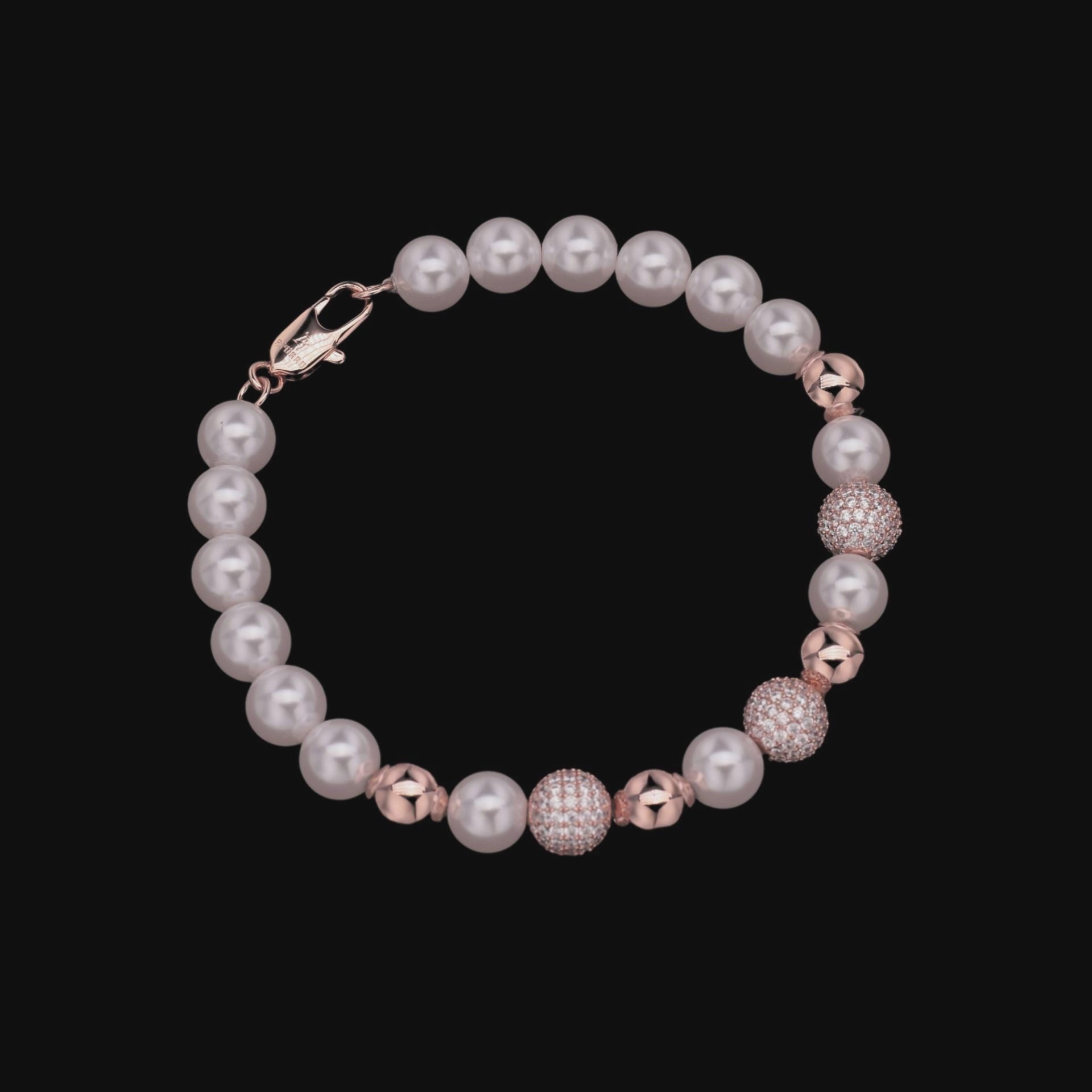 Trove Orbit Pearl Bracelet - 8mm