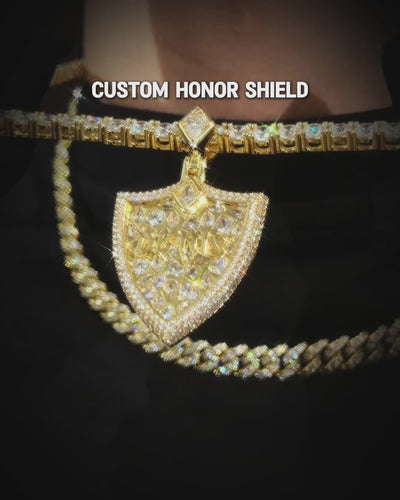 Custom Honor Shield Pendant