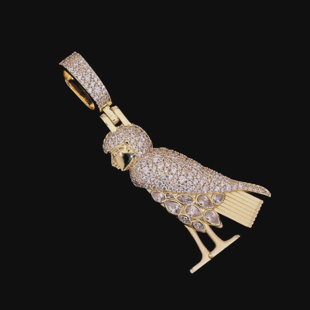 Multi-Cut Mosaic Radiant Ba Pendant