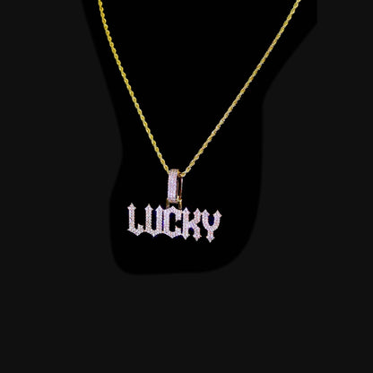 Custom Gothic Font Letter/Number Pendant