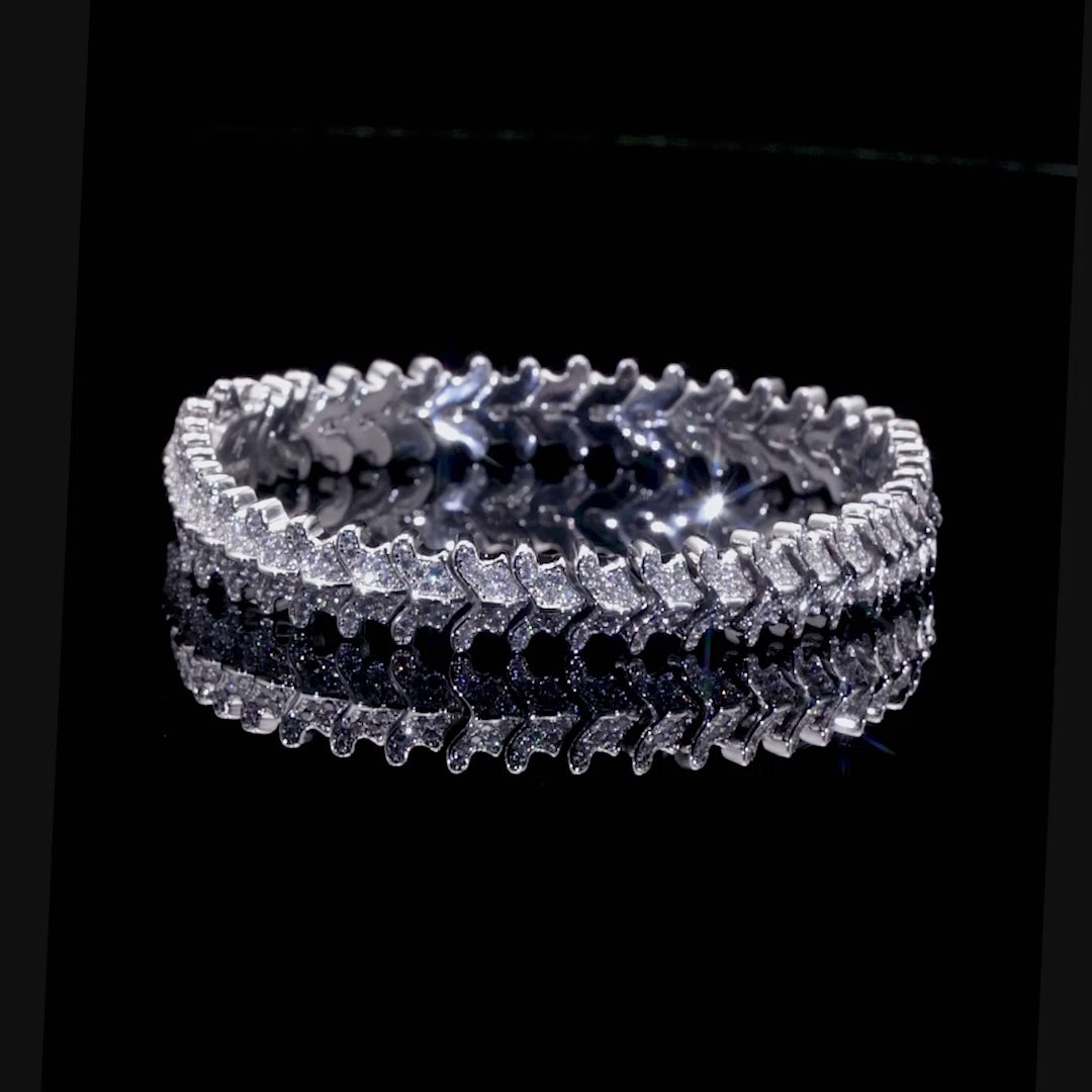 Bracelet de colonne vertébrale glacée - 12 mm