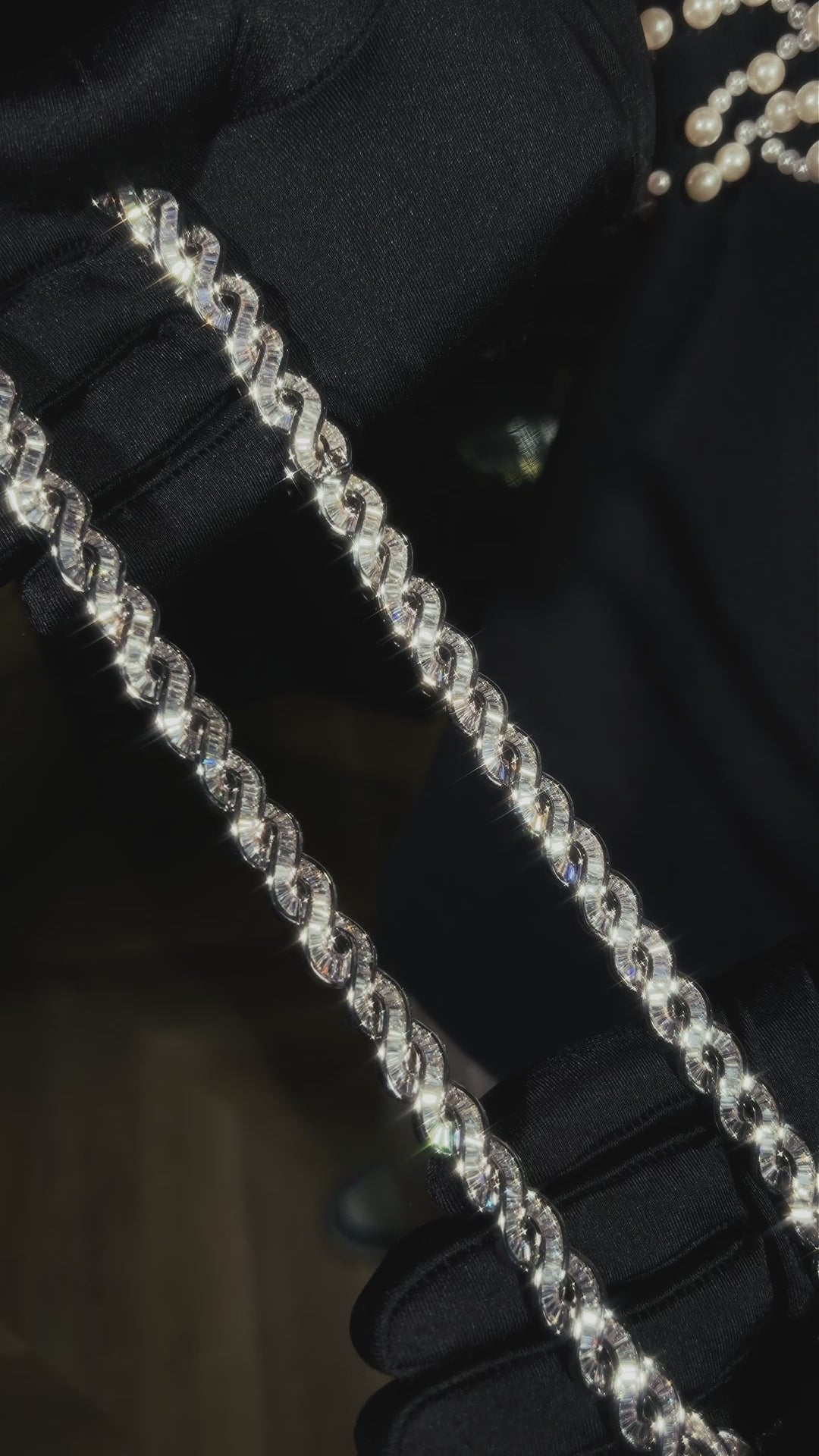 Moissanit APORRO DNA-Kette – 8 mm