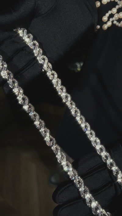 Moissanit APORRO DNA-Kette – 8 mm