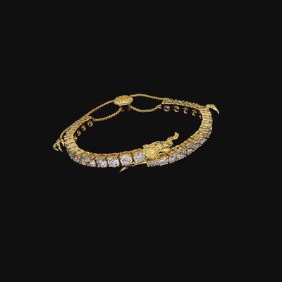 Dragon Ice Cuban Bracelet Set