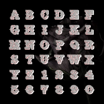 Custom Rose Script Layered Valentine’s Set