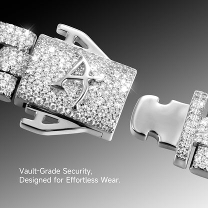 Micro Round Cut Cuban Link Chain - 8mm