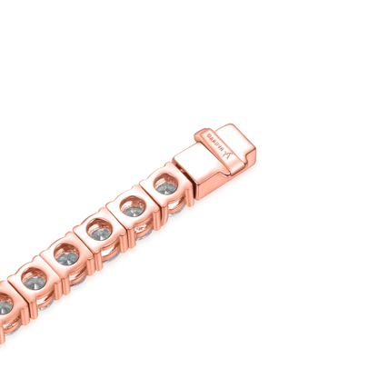 Iced Rose Gold Tennis Chain - 5mm