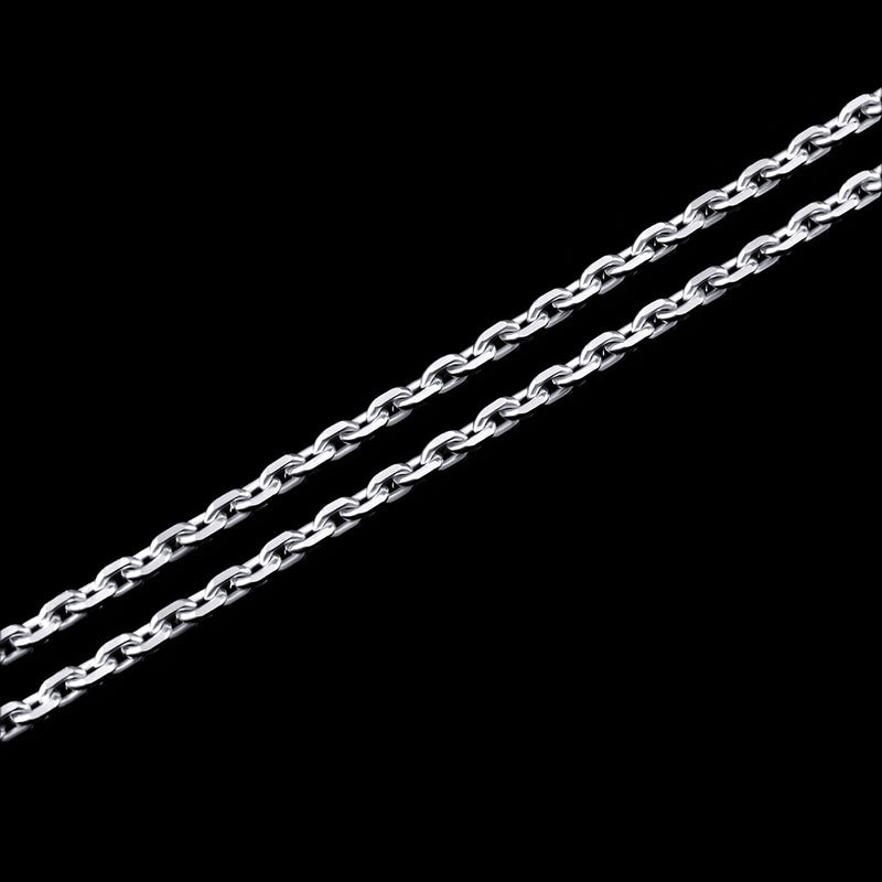925 Sterling Silver 4mm Cable Chain - APORRO