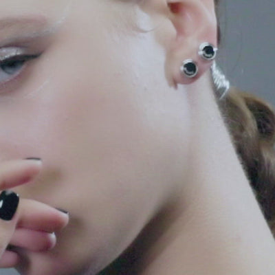S925 AA Project LR44 NO.1 Earrings - Pair
