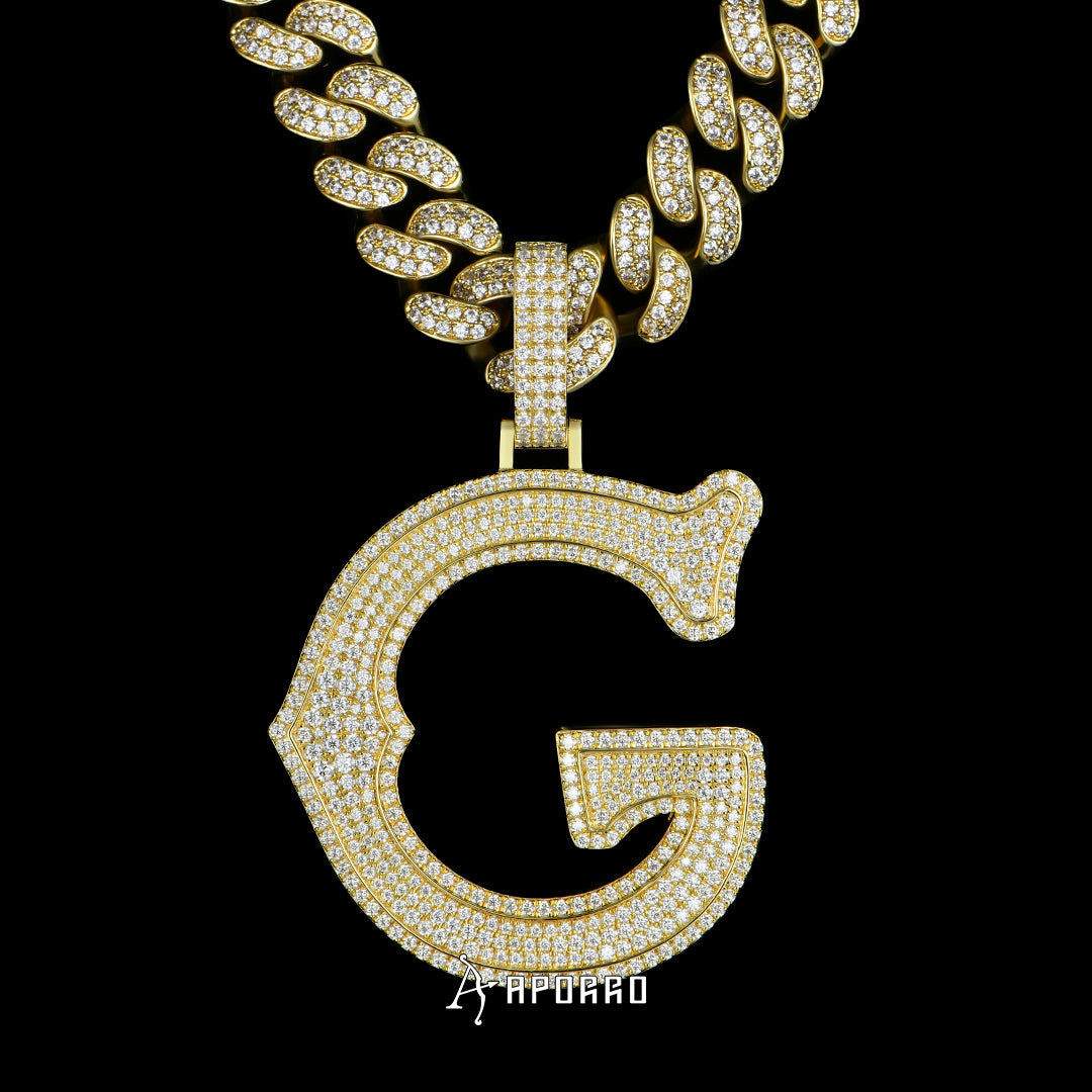 APORRO Premium Initial Name Necklace Custom Design Deposit