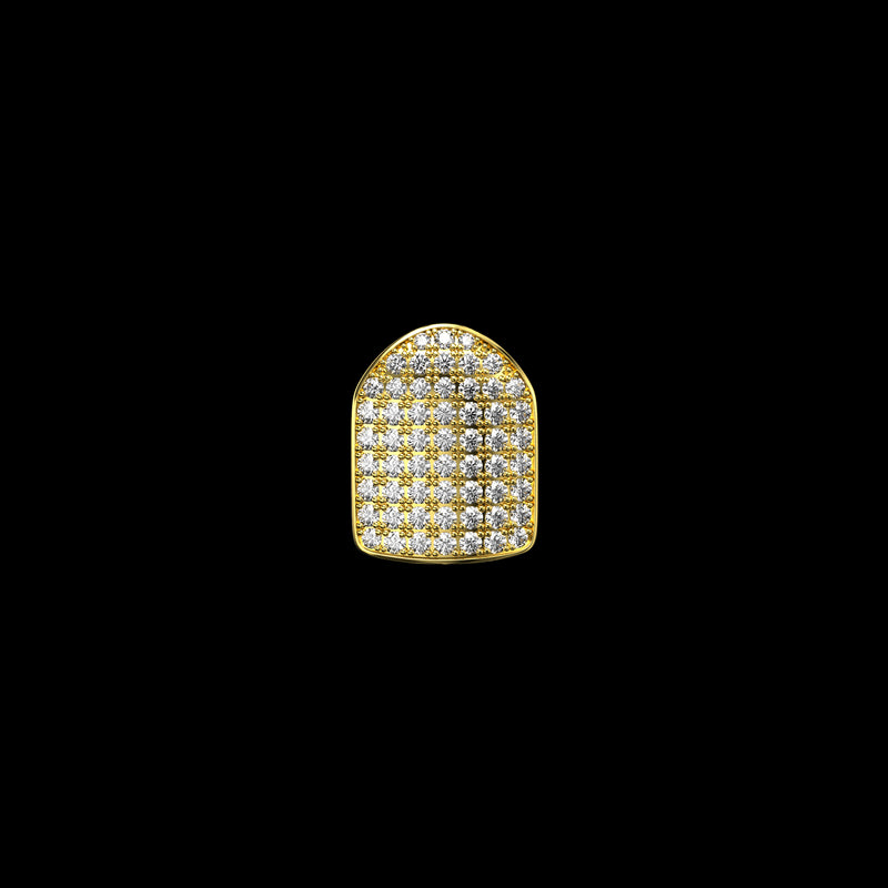 Casquette simple préfabriquée en diamant Out Gold Grillz - Gold Tooth Cap & Grillz - APORRO