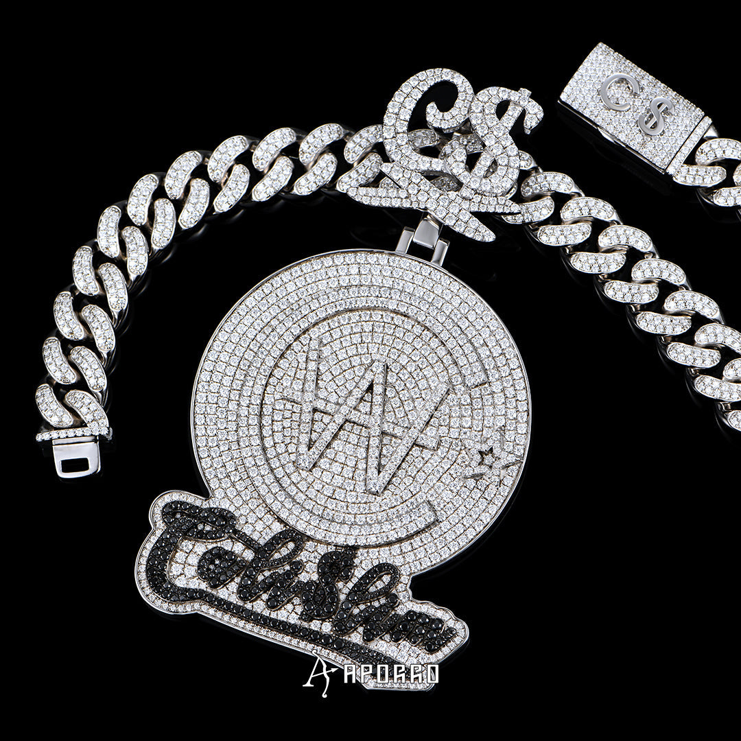 APORRO Premium Business Logo Necklace Custom Design Deposit