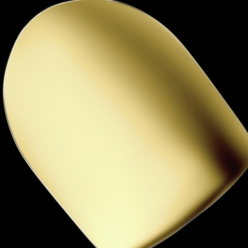 Grillz clásico dorado prefabricado de una sola tapa - Tapa de dientes de oro blanco y Grillz - APORRO