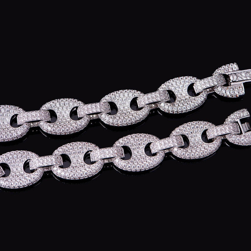 Fully Iced G-Link Bracelet-7" - APORRO