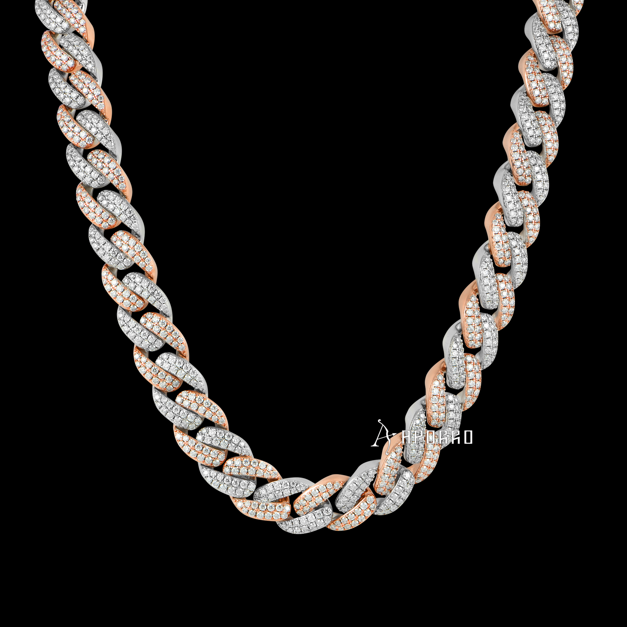 Aporro Premium Cuban Link Chain Custom Design Deposit