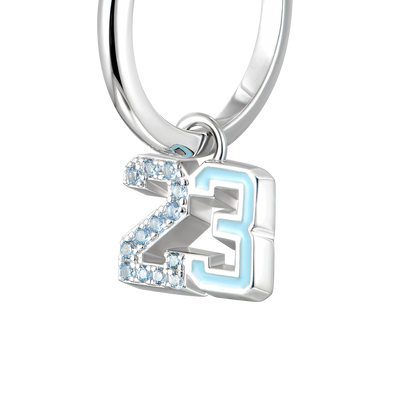 S925 Number 23 Dangly Earring [Limited Edition]