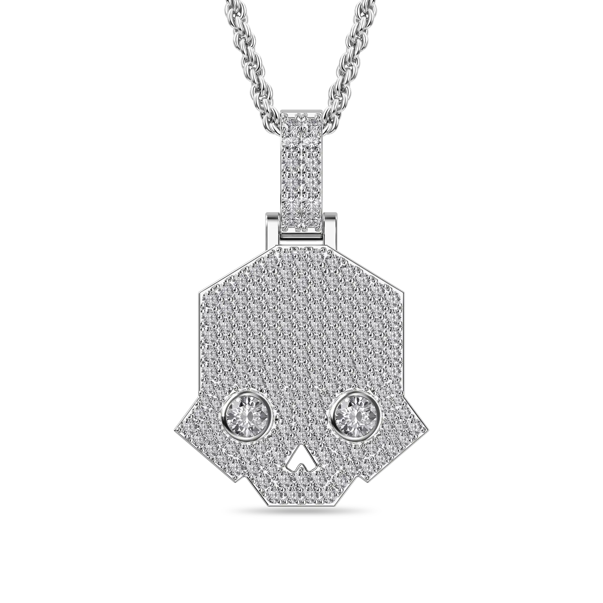 Iced Helldivers Skull Pendant - APORRO