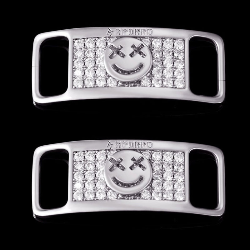 Aporro Iced Smile Emoji Lace Lock - APORRO