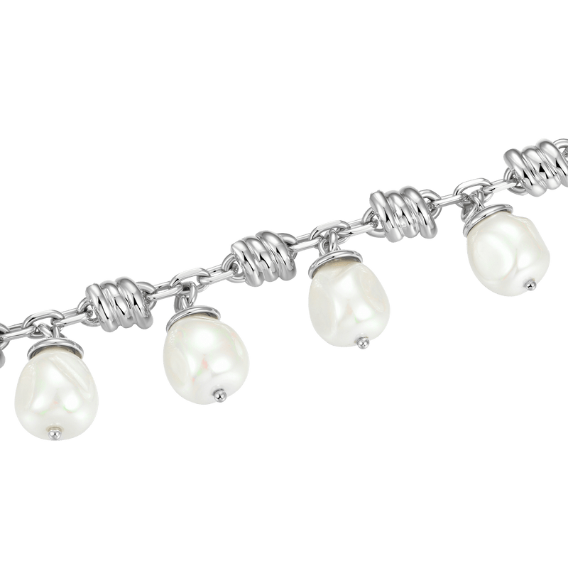 Bracelet Asymétrique Perle Fil de Fer Barbelé - APORRO