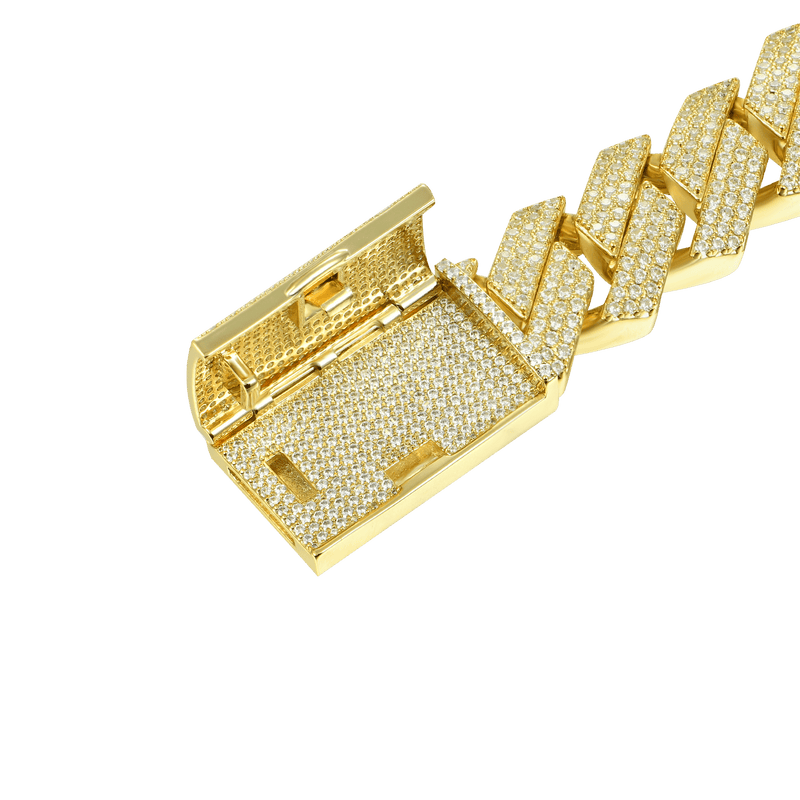 8mm Silver & Moissanite Prong Bracelet - Luxury Jewelry 2024 - APORRO