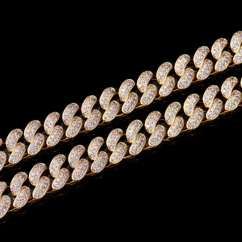 12mm Aporro A® Box Clasp Cuban Link Chain - APORRO