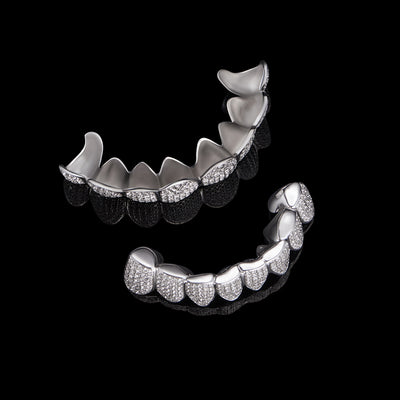 Maßgeschneiderte, vollständig vereiste Grillz
