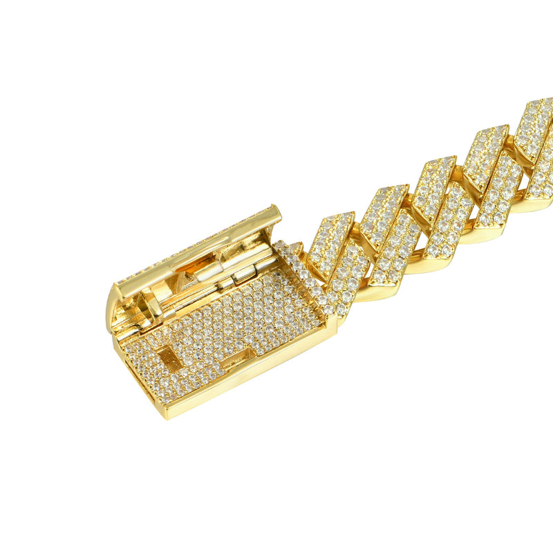 Diamond Prong Cuban Link Chain-APORRO HIP HOP JEWELRY - APORRO