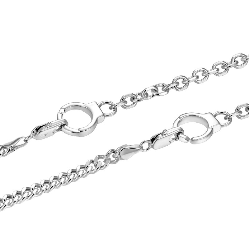 18" Detachable Handcuffs Buckle Necklace - 5mm - APORRO