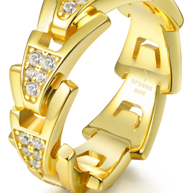 Aporro A® Iced Out Ring-8mm - APORRO
