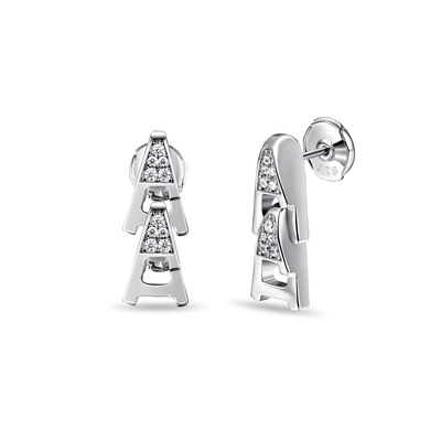 S925 Aporro A® Drop Earrings-Pair
