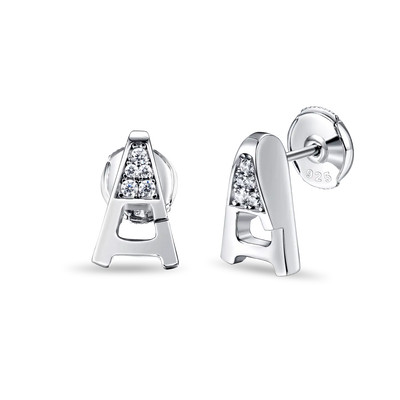 S925 Aporro A® Stud Earrings-Pair