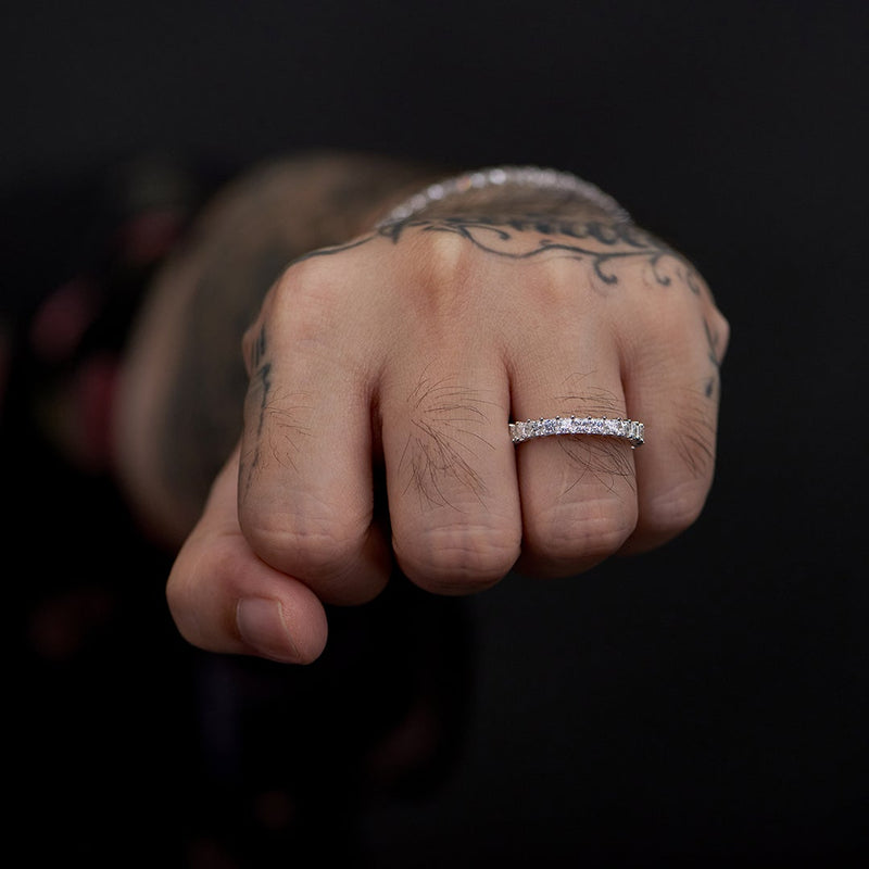 2.5MM Princess Eternity Ring & 1.5MM Princess Eternity Ring Gift Set - APORRO