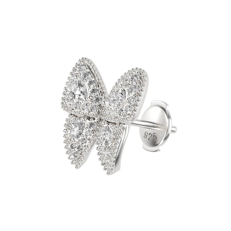 Clustered Butterfly Stud Earring - APORRO