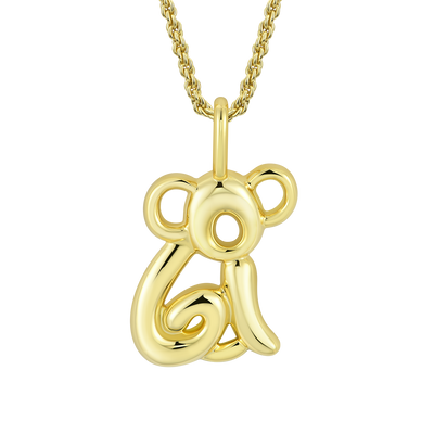 APORRO X COOGI Colgante Koala Clásico Dorado