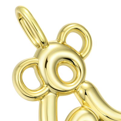 APORRO X COOGI Colgante Koala Clásico Dorado