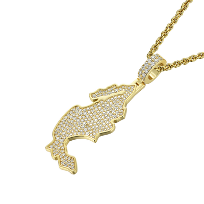 Map of Mexico Pendant