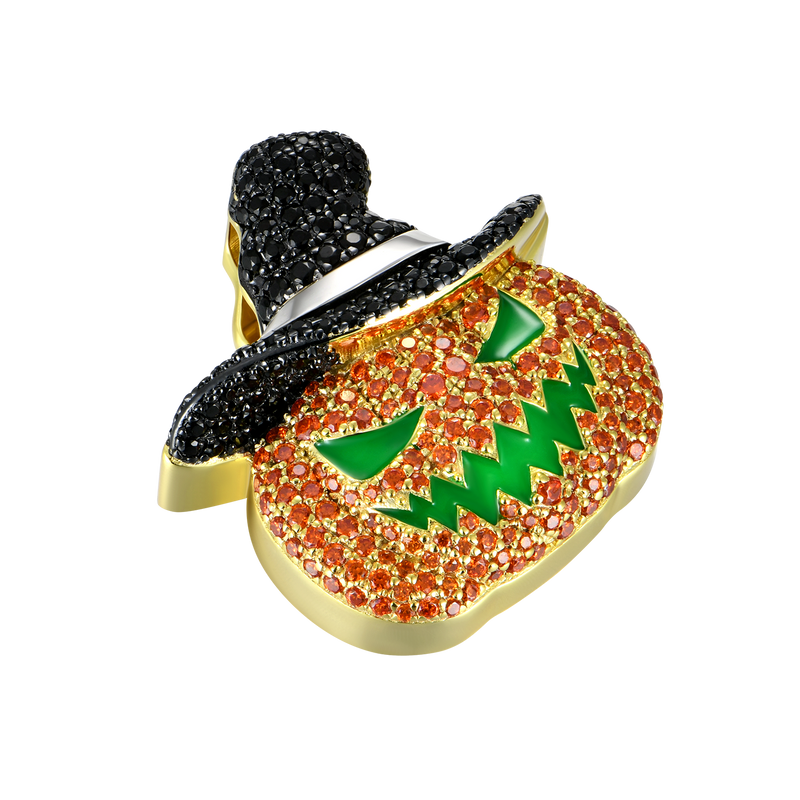 Jack O'lantern Glow Pendant - Aporro Halloween Limited Jewelry - APORRO