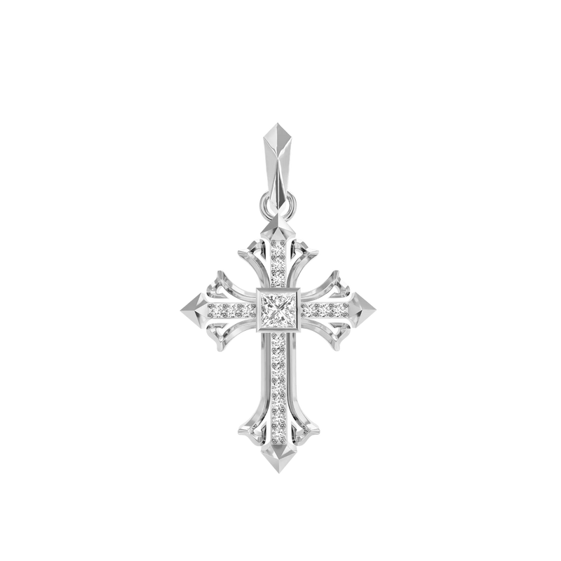 Rhombus Radiance Cross Pendant - APORRO