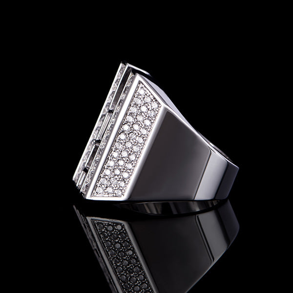 Aporro A® Designed White Gold Ring-#8 - APORRO