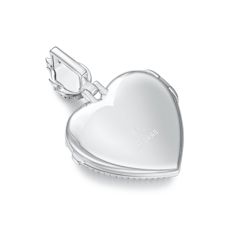 Custom Heart Locket Photo Pendant