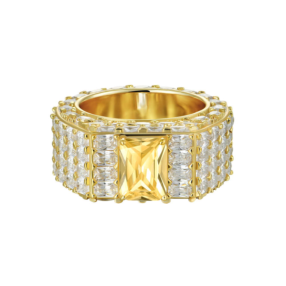 Custom Emerald Cut Eternity Band Ring