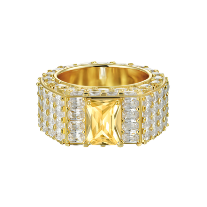 Custom Emerald Cut Eternity Band Ring